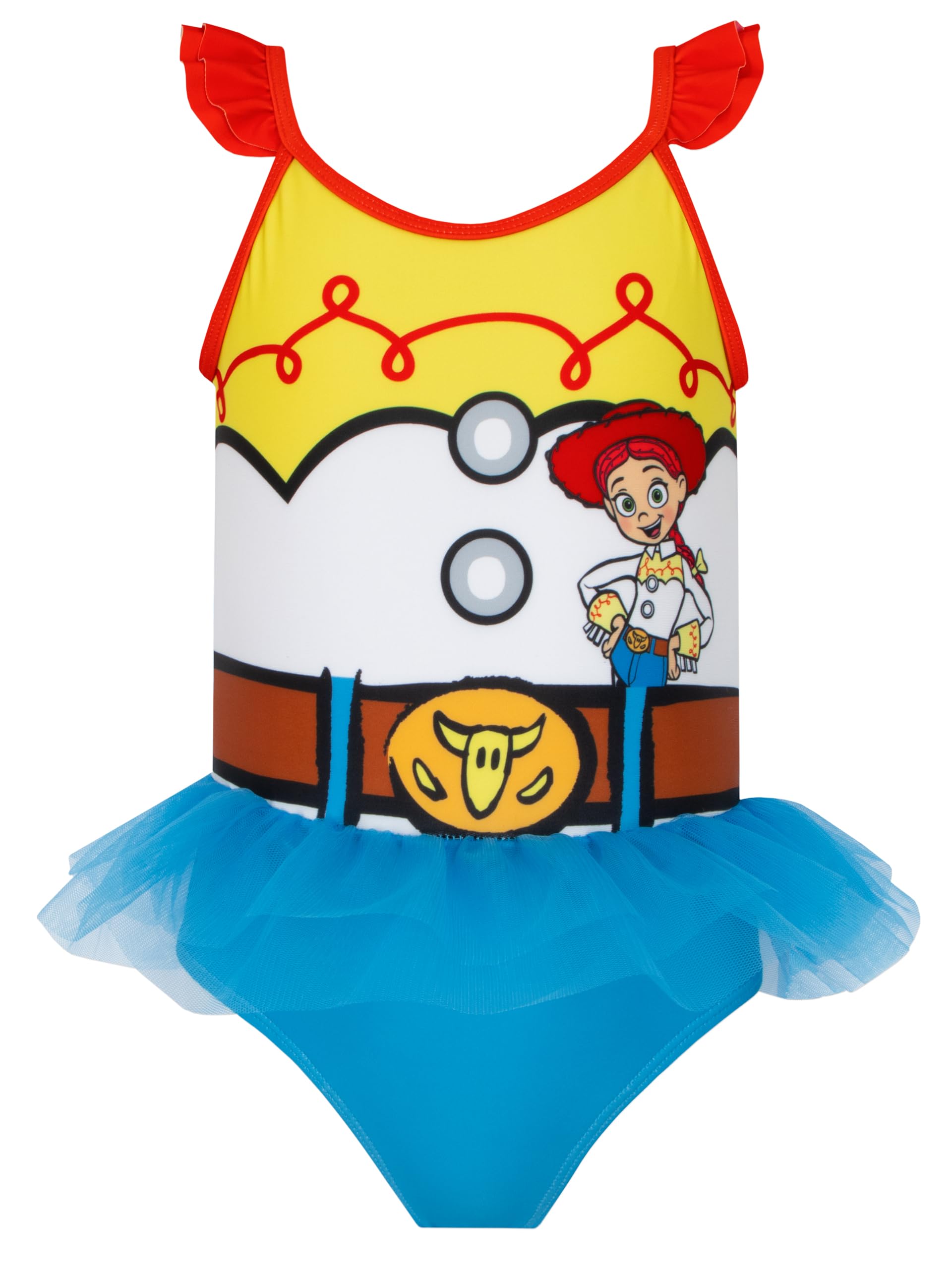 Disney Toy Story Girls' One-Piece Bathing Suit | Cute Swimsuit for Kids | Perfect for Pool Parties, Beach Vacations & Summer Water Play
