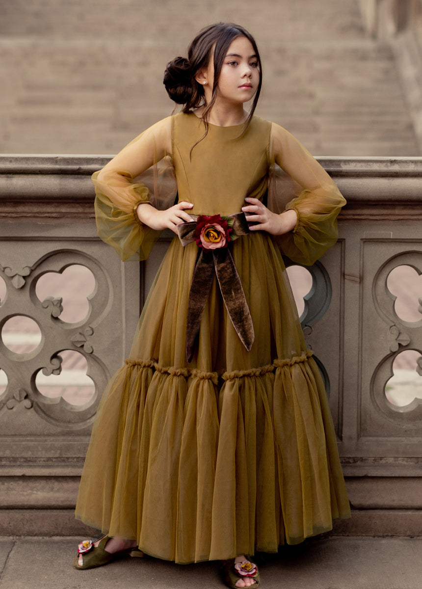 Tianna Dress in Bistre - Elegant Women's Casual Dress for Summer, Fall, Date Night & Special Occasions | Comfortable & Stylish Fashion