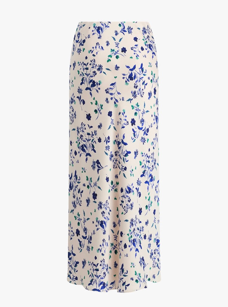 Elegant Ivory Skirt for Women | Comfortable & Stylish A-Line Midi Skirt | Perfect for Casual Outings, Office Wear & Special Occasions