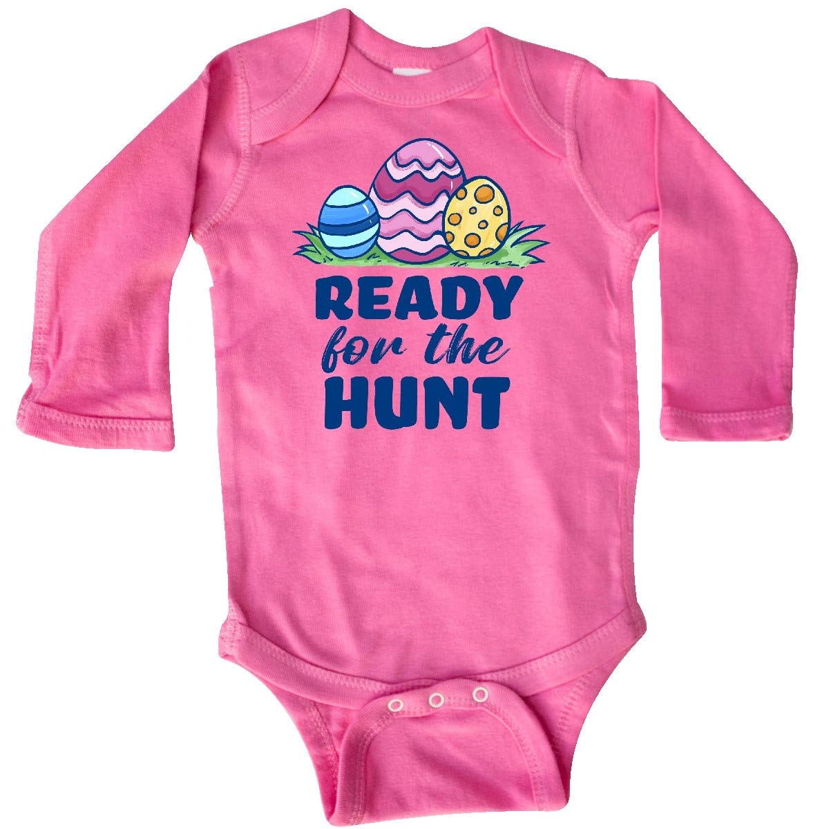 Easter Egg Hunt Pastel Long Sleeve Creeper for Baby Outfits