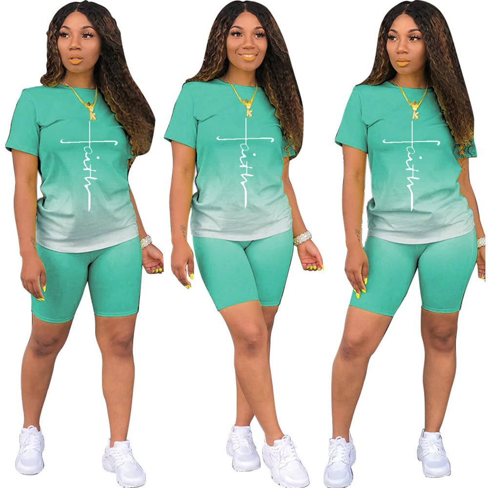 Women's Plus Size 2-Piece Casual Sweatsuit Set - Summer Light Green Tracksuit Outfit (3XL) | Comfortable Lounge Wear for Home, Gym & Outdoor Activities