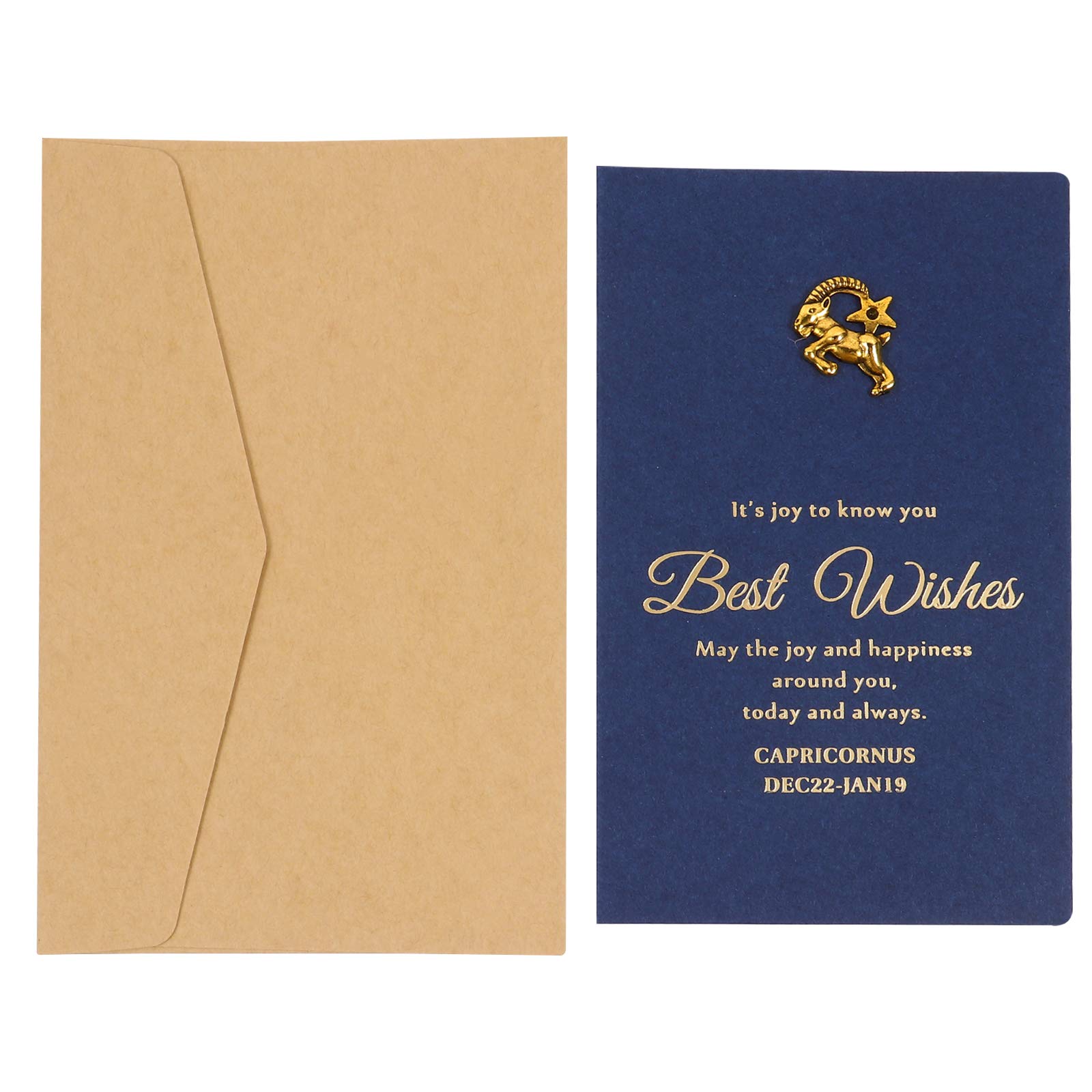 SEWACC 1 Set of 12 Kraft Paper Greeting Cards - Congratulations & Blessing Cards for Weddings, Birthdays, Anniversaries - Eco-Friendly Home Decor & Party Supplies