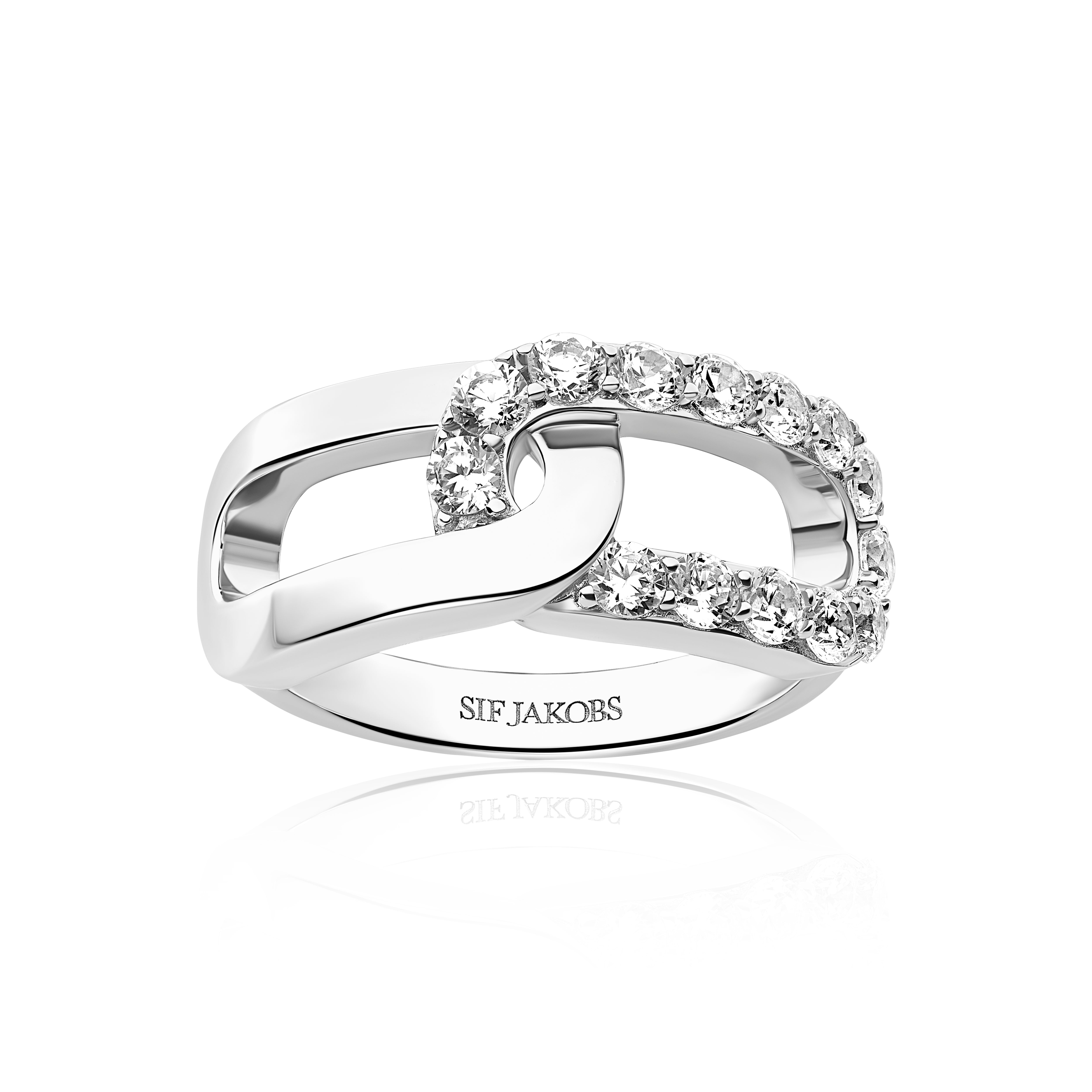 CAPIZZI DUE Ring - Elegant Sterling Silver Stackable Ring for Women | Perfect for Everyday Wear, Gift Giving & Special Occasions