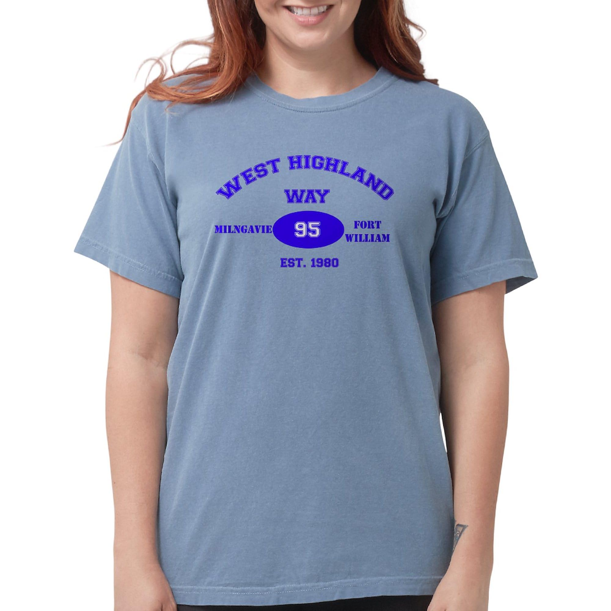 West Highland Way T-Shirt for Women - Comfort Colors Soft Cotton Tee - Perfect for Hiking, Travel & Outdoor Adventures