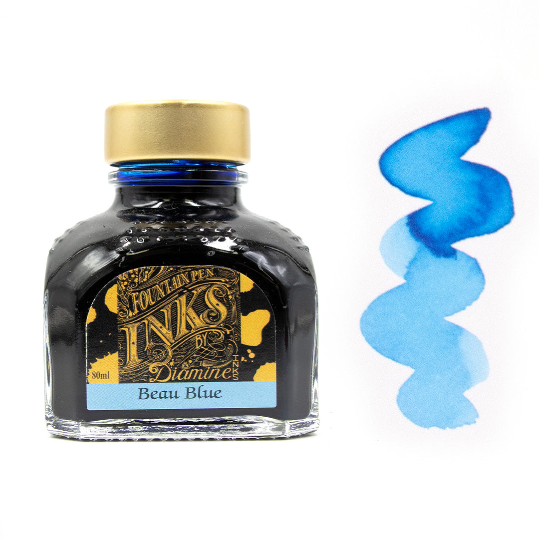 Premium Diamine Ink Bottle 80ml - Vibrant Fountain Pen Ink for Calligraphy, Journaling & Artistic Writing - Smooth Flow & Rich Colors