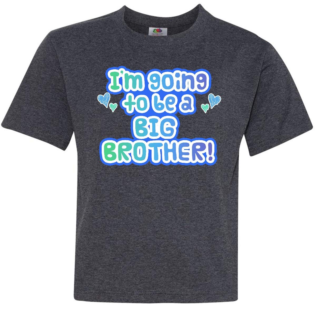 Inktastic 'I'm Going to Be a Big Brother' Youth T-Shirt - Comfortable Cotton Tee for Kids Announcement & Sibling Celebration