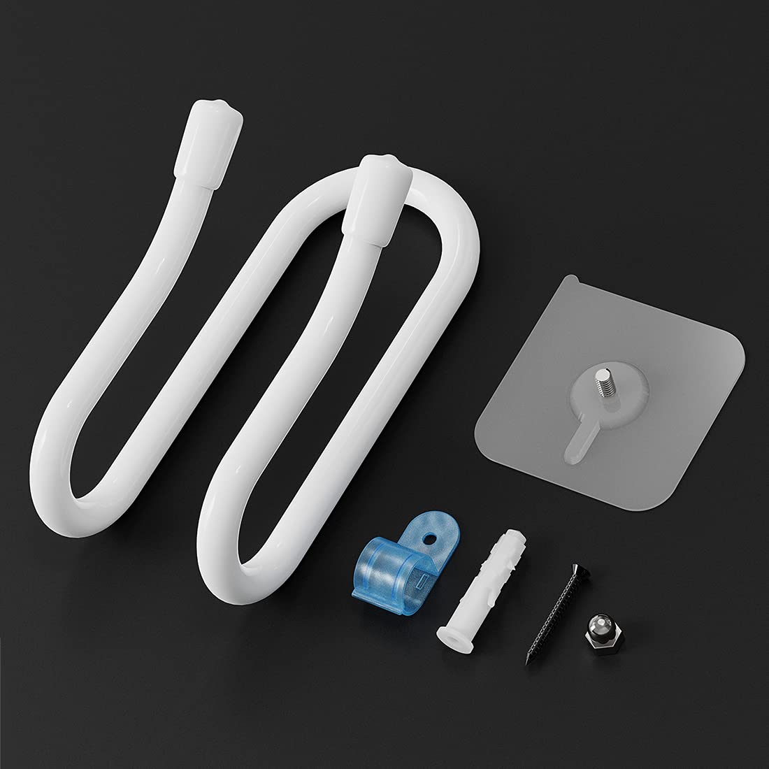 Linkidea 2-Pack White Gaming Controller Wall Mount & Headphone Hook - Compatible with Xbox One/S/X/Elite/Series X/S, PS5/PS4, VR Headsets & Touch Controllers - Space-Saving Wall Organizer for Gaming Setup & Home Entertainment System