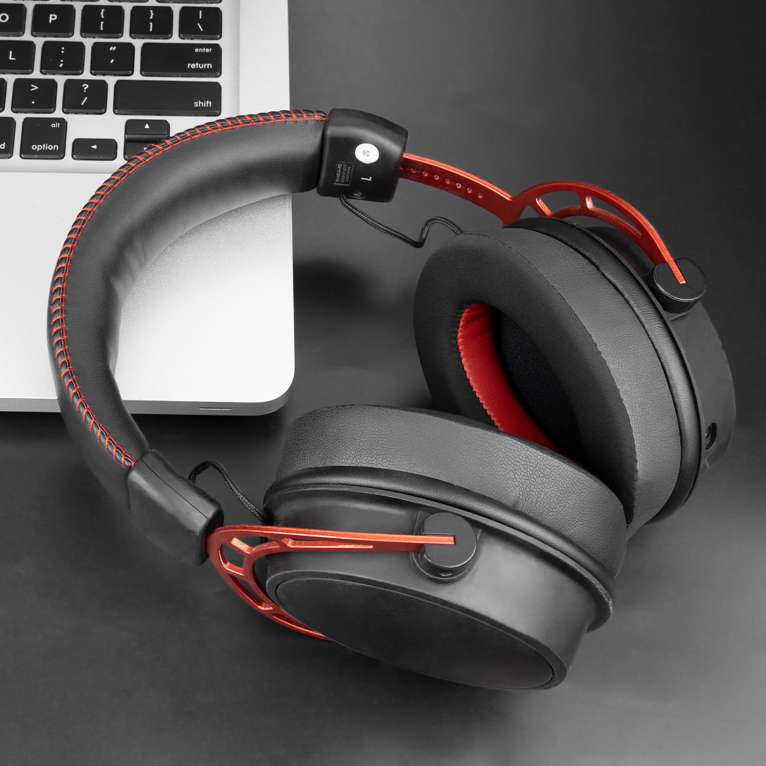 SOULWIT Cooling Gel Replacement Earpads for HyperX Cloud Series (1/2/3/Pro/Core/Alpha/Alpha S/Alpha Pro/Flight/Flight S/Stinger/Stinger S) - Breathable Memory Foam Cushions - Black - Perfect for Gaming, Streaming & Long Wear Comfort