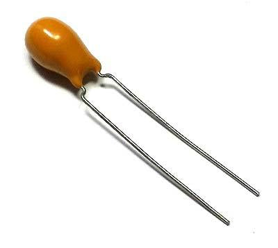 High-Quality 25V 22µF 20% Tantalum Dipped Capacitor - Polarized for Circuit Boards & Electronics Repair