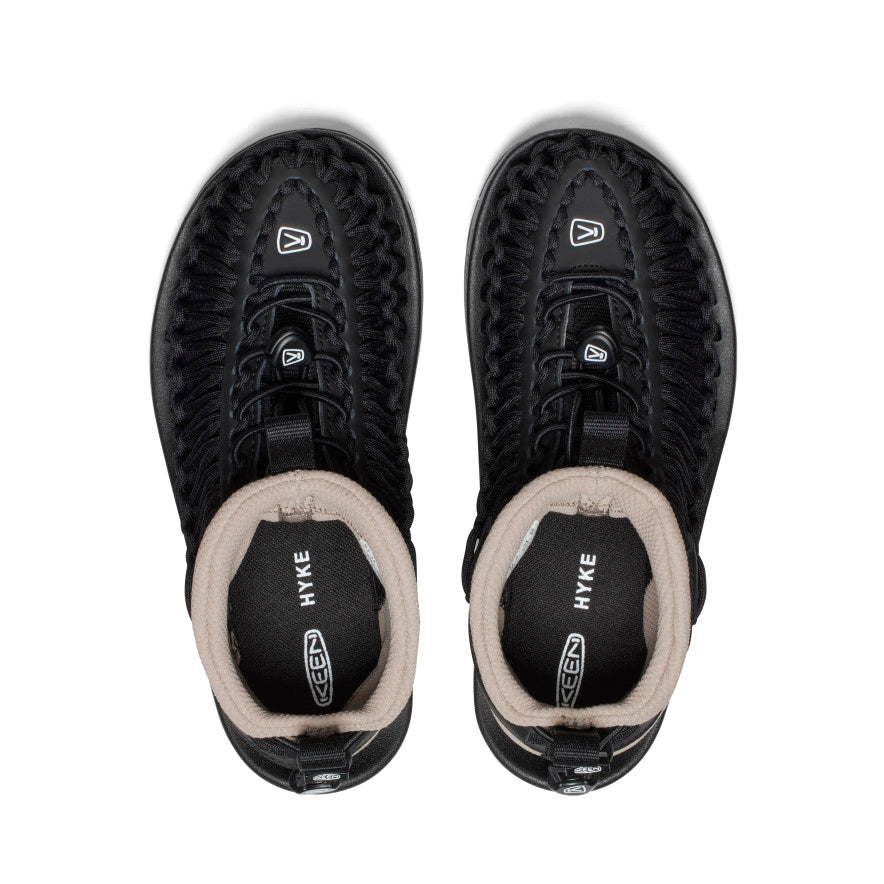 Women's UNEEK High Top x HYKE Sneakers - HYKE Timberwolf Color - Stylish & Comfortable for Running, Walking & Casual Wear