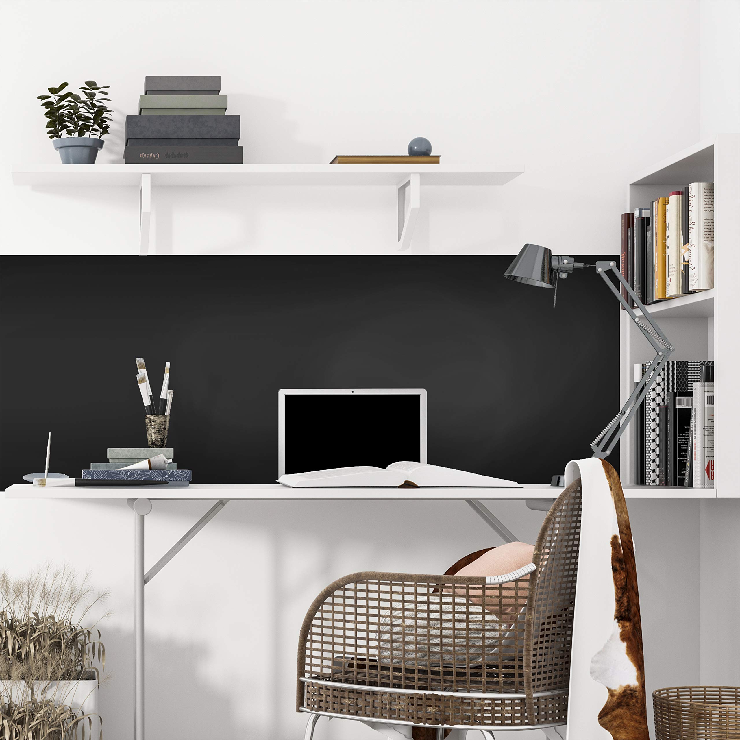 Blackboard Wall Stickers - Self-Adhesive Vinyl Decals for Home Office, Nursery, Kids Bedroom & Café Decor | DIY Wall Art Gift Idea | Perfect for Schools, Hotels & Creative Spaces