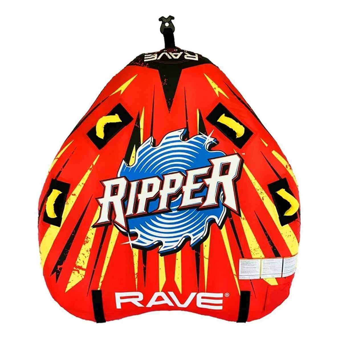 Rave Sports Ripper 2 Rider Towable Tube - High-Speed Inflatable Water Tube for Lakes & Boating Fun - Perfect for Summer Water Sports & Family Adventures