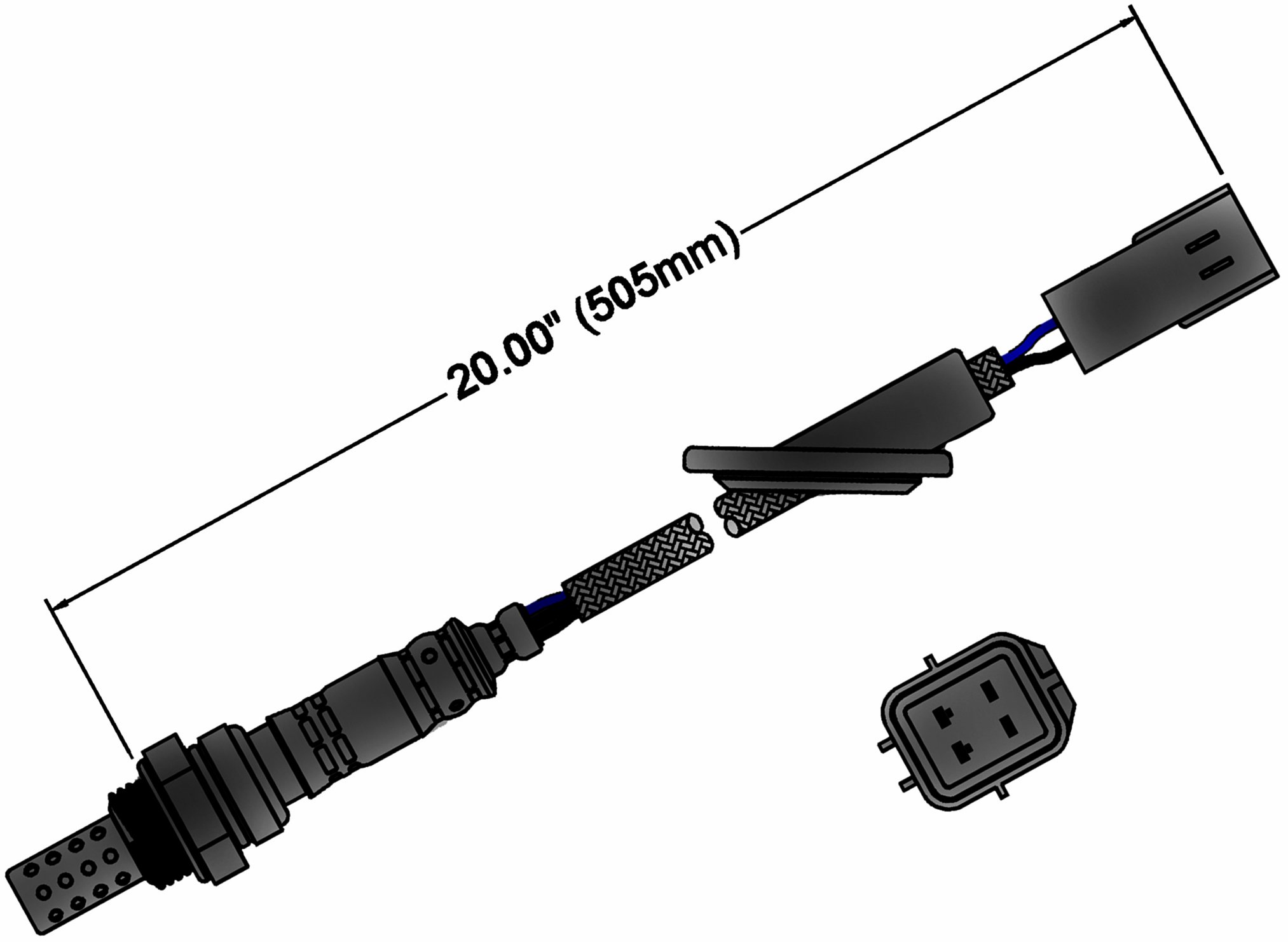 ACDelco Professional 213-1410 Heated Oxygen Sensor - Replacement O2 Sensor for GM Vehicles | Improves Fuel Efficiency & Engine Performance | Perfect for Chevy, Buick, Cadillac Models