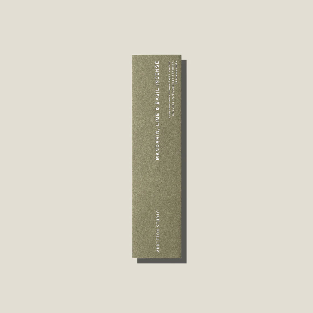 ADDITION STUDIO Mandarin, Lime & Basil Incense Refill Pack - Aromatic Home Fragrance for Relaxation, Meditation & Stress Relief