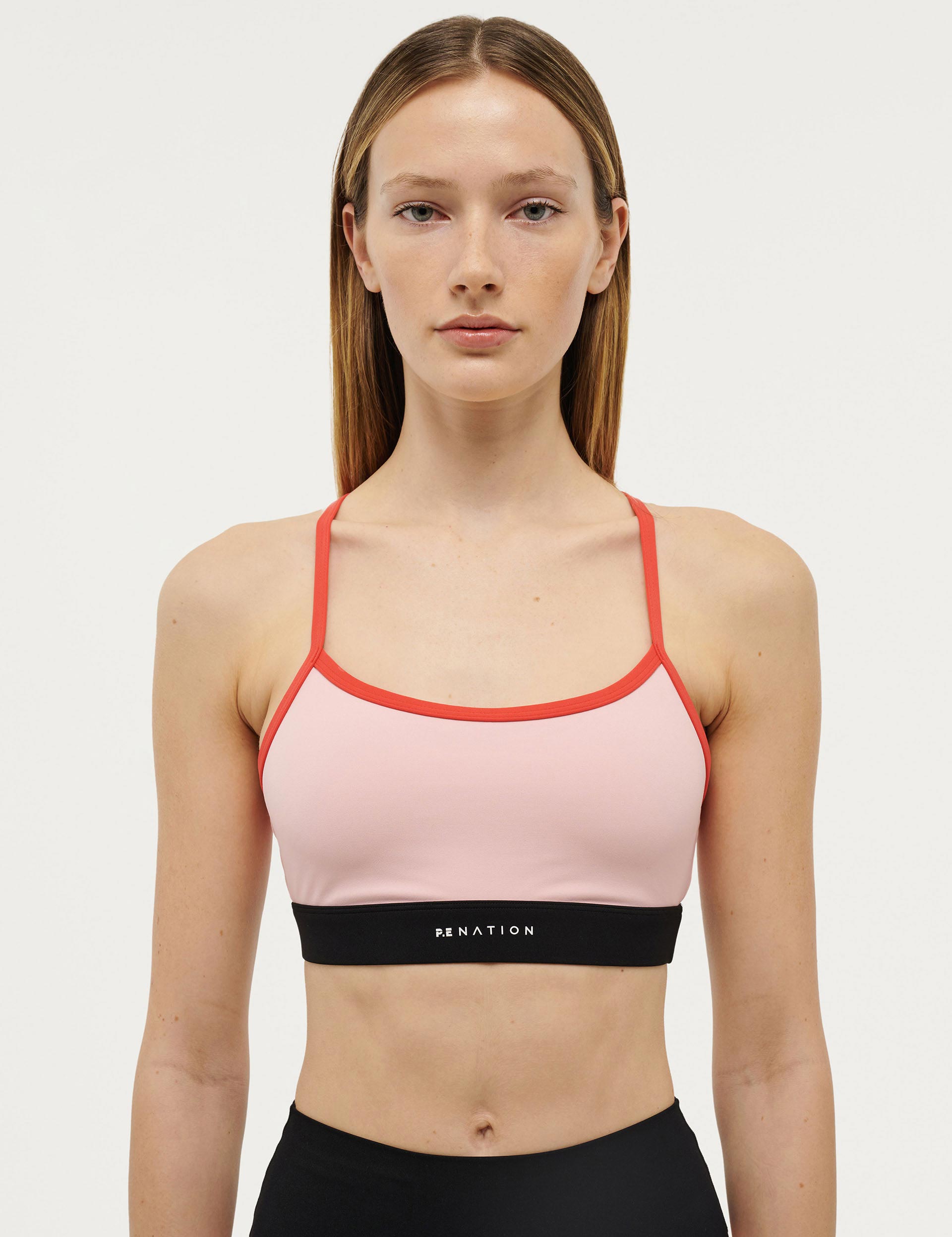 Signature Sports Bra for Women - Crystal Rose Design - High Support Workout Top for Running, Yoga & Gym - Breathable & Moisture-Wicking Activewear