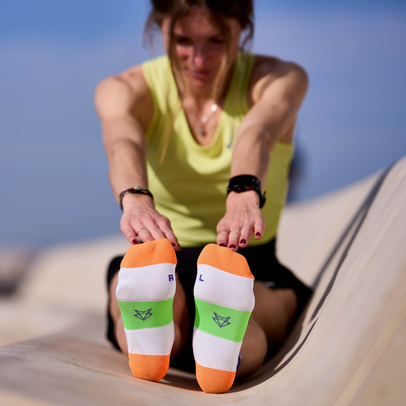 Incylence Ladders Performance Running Socks - Breathable Cushioned Athletic Socks for Men & Women - Perfect for Marathon, Trail Running & Workouts