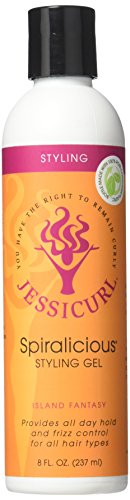 Jessicurl Spiralicious Styling Gel - Curl Defining Hair Gel for Curly Hair, Frizz Control & Hydration - All Hair Types | Perfect for Wash & Go, Twist Outs & Natural Curl Definition