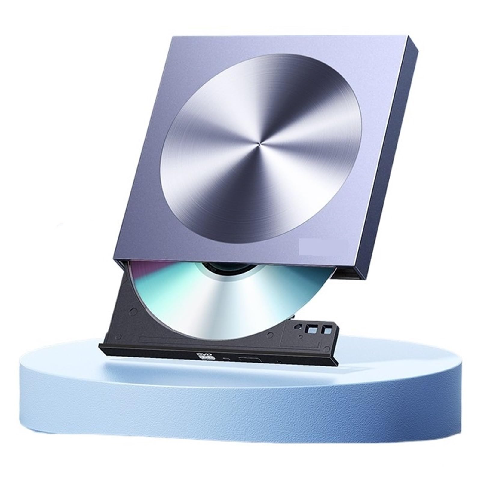USB 3.0 External DVD Drive for Laptop, Portable CD/DVD Burner & Reader, Plug & Play Optical Disk Drive for Mac/Windows, Ideal for Home Office & Travel Use
