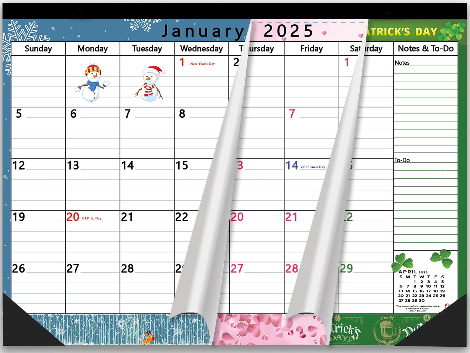 2025-2026 Magnetic Refrigerator Calendar - 17x12 Inch Large Monthly Planner for Fridge, January 2025 to December 2026 (24 Months) - Perfect for Home, Office & Kitchen Organization & Scheduling