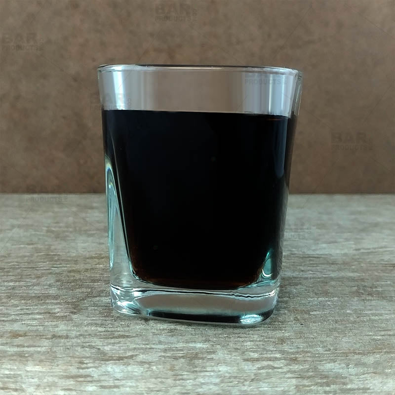 BarConic® 2.25oz Square Shot Glass Set - Premium Tempered Glass for Whiskey, Tequila & Liquor - Perfect for Home Bars, Parties & Gifts