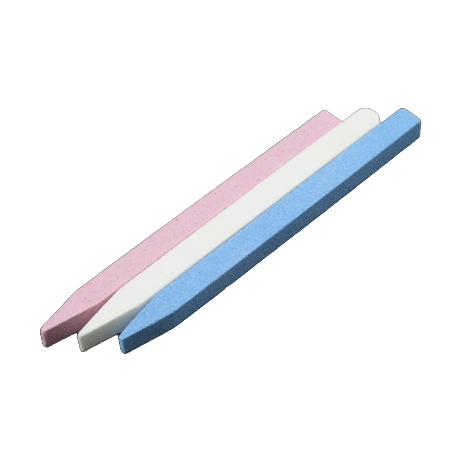 3Pcs Professional Stone Nail File Set - Easy to Use, Lightweight Nail Sanding Kit for Women | Perfect for Home Manicures, Nail Art & Salon Use