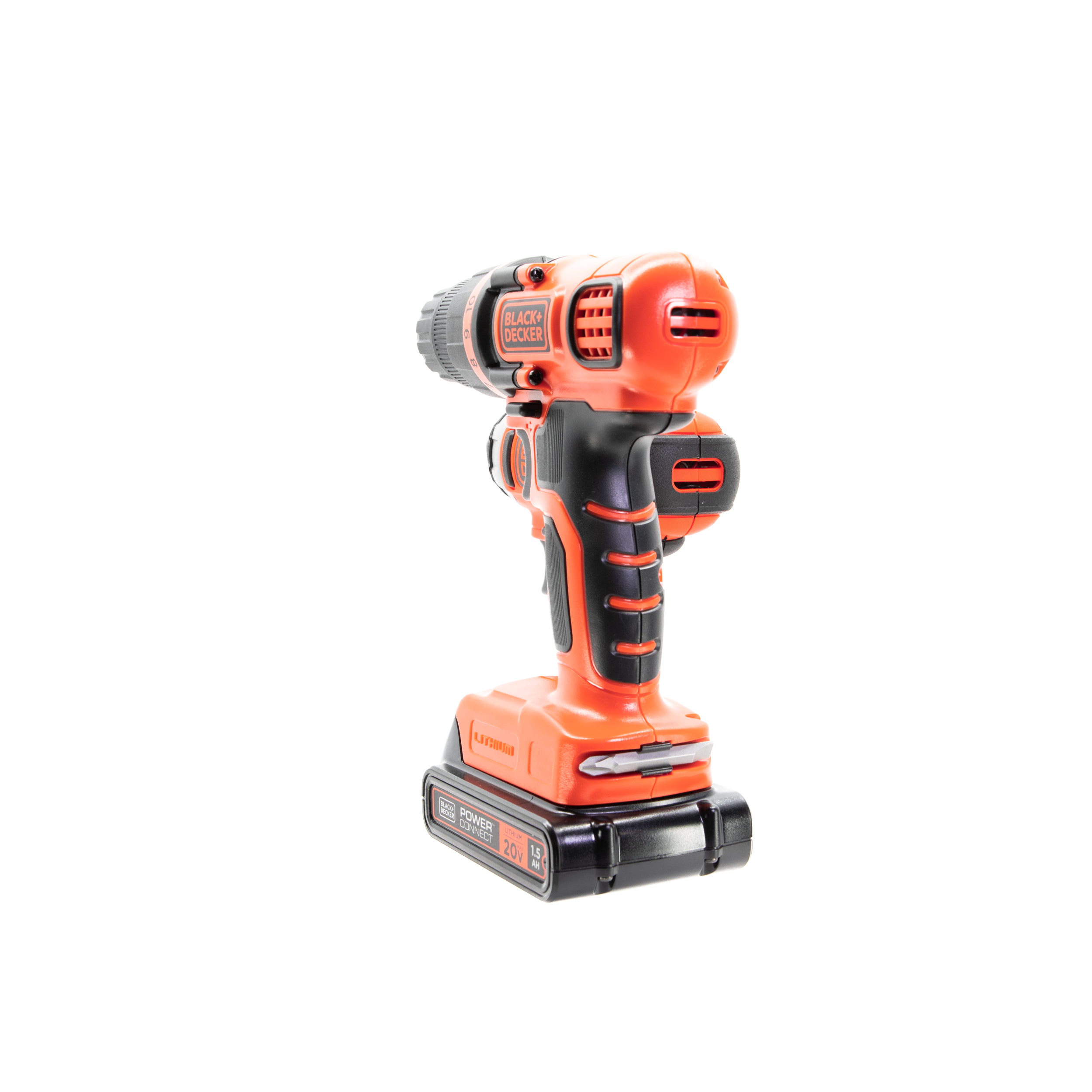 20V MAX Cordless Drill and Impact Driver Combo Kit with Battery and Charger - Powerful Electric Screwdriver Set for Home DIY, Construction & Woodworking Projects