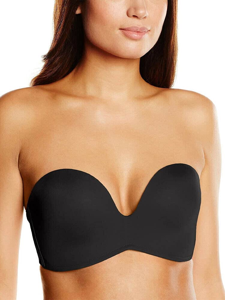 Wonderbra Ultimate Strapless Moulded Cup Bra W032D - Black or Nude | Seamless Invisible Support for Evening Wear, Wedding Dresses & Formal Outfits