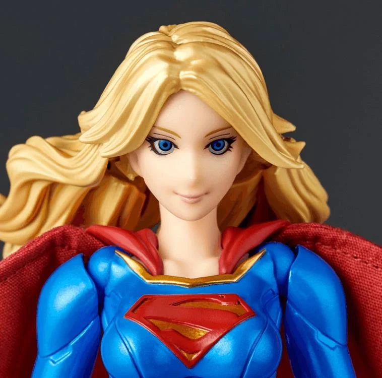 Amazing Yamaguchi Revoltech Supergirl Action Figure NR032 - Collectible DC Comics Superhero Toy for Display & Play