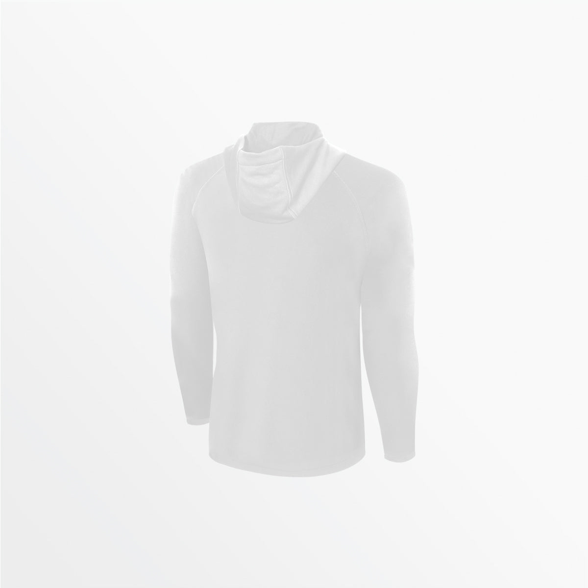 Youth Club Long Sleeve Poly Hooded Tee - Comfortable Pullover Hoodie for Teens & Kids - Perfect for School, Sports & Casual Wear