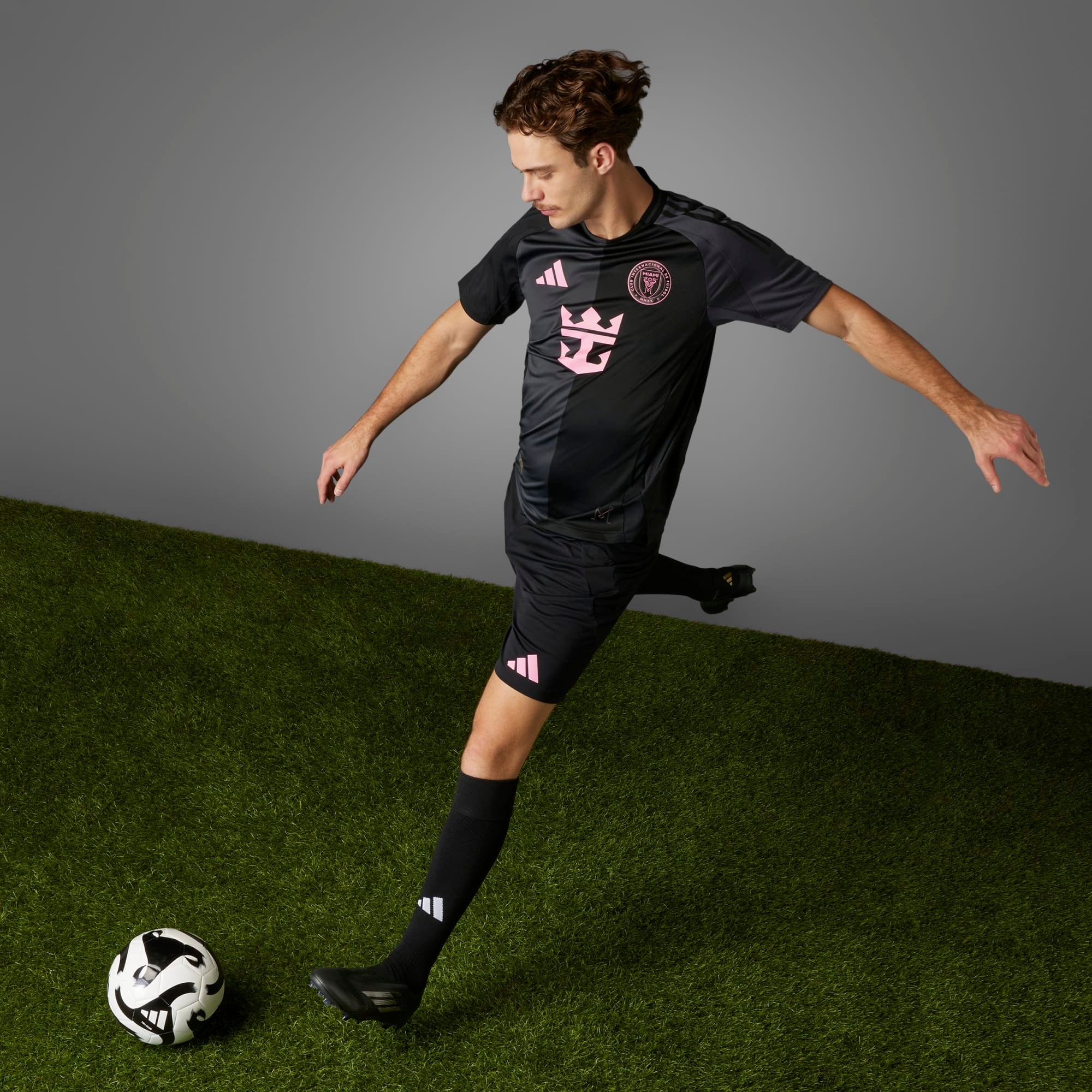 adidas Inter Miami CF 2025/26 Match Away Jersey - Authentic Soccer Jersey for Fans & Players - Perfect for Games, Training & Collecting