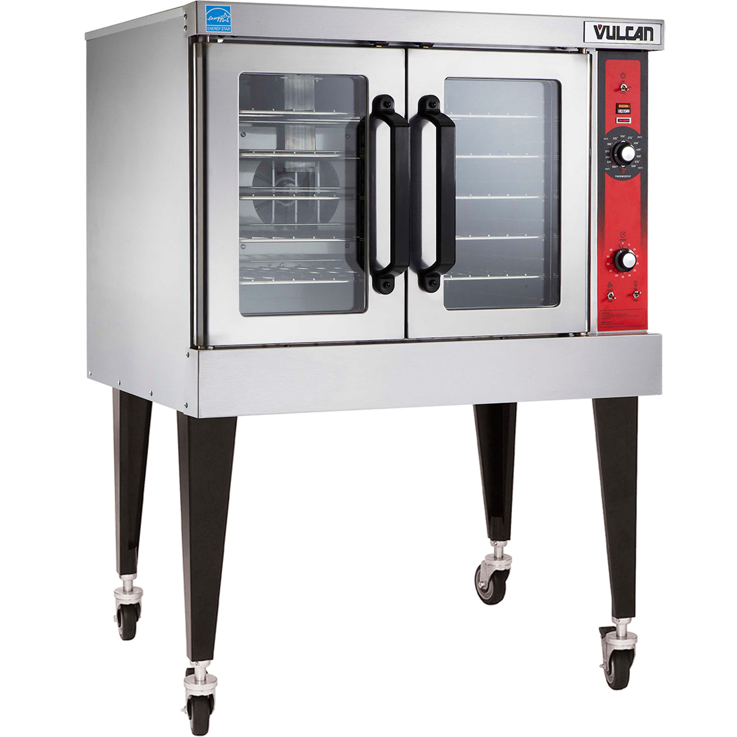 Vulcan Single Deck Standard Depth Convection Oven - Commercial Electric Countertop Oven for Restaurants, Bakeries & Cafes - Perfect for Baking, Roasting & Reheating Food