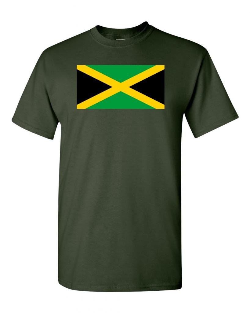 Jamaica Flag T-Shirt for Adults - Stylish & Comfortable Cotton Tee - Perfect for Parties, Travel & Patriotic Events