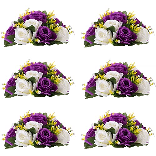 F. Purple & White