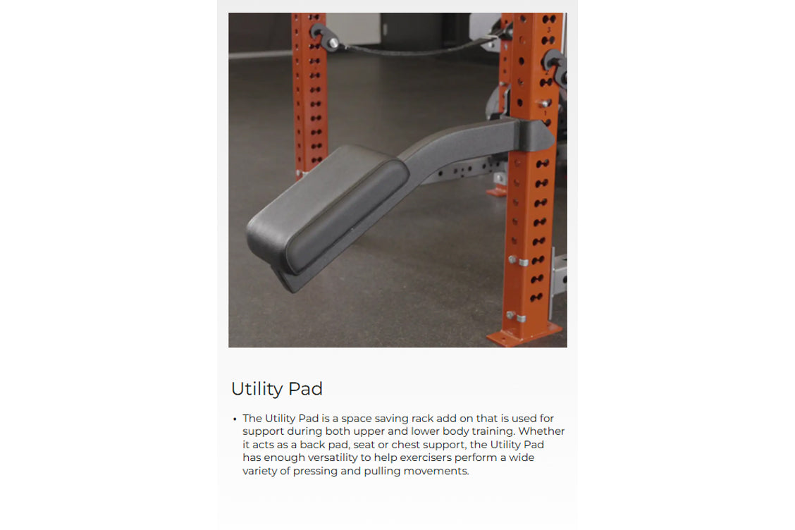 Hammer Strength Utility Pad Rack Attachment - Durable Gym Equipment for Strength Training & Workouts - Perfect for Home Gyms & Commercial Fitness Centers