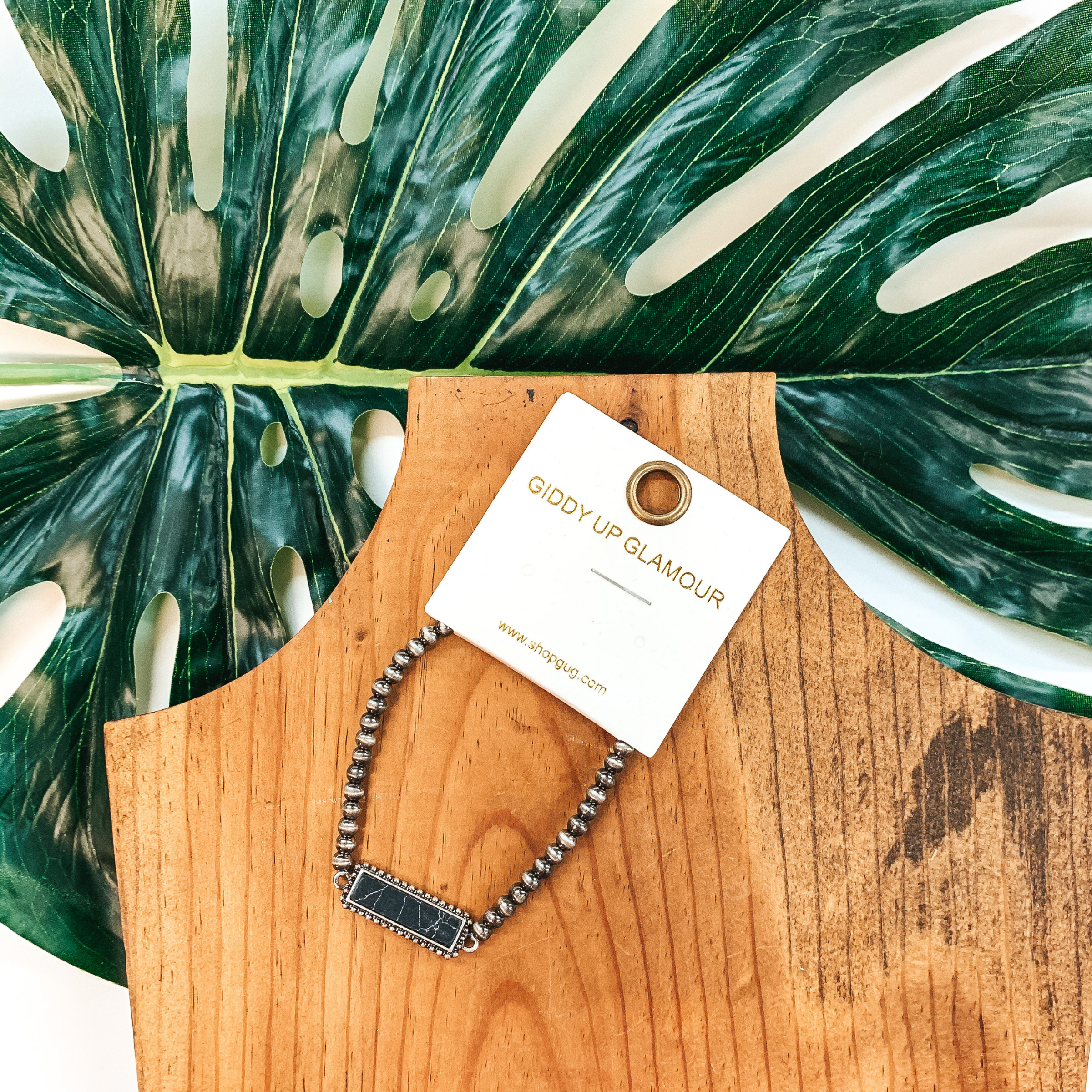 Stylish Black Faux Navajo Pearl Bracelet - Amarillo By Morning Design | Perfect for Western Fashion, Boho Accessories & Cowgirl Outfits