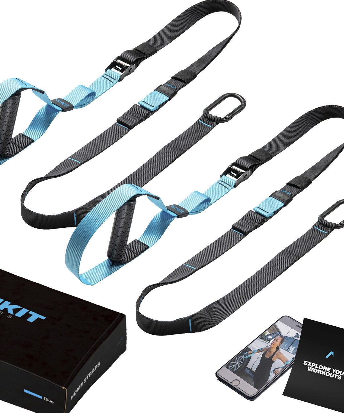 Best Suspension Training Straps for Home & Gym Workouts - Portable Fitness Equipment for Full Body Exercise - Perfect for TRX, Strength Training, and Outdoor Fitness