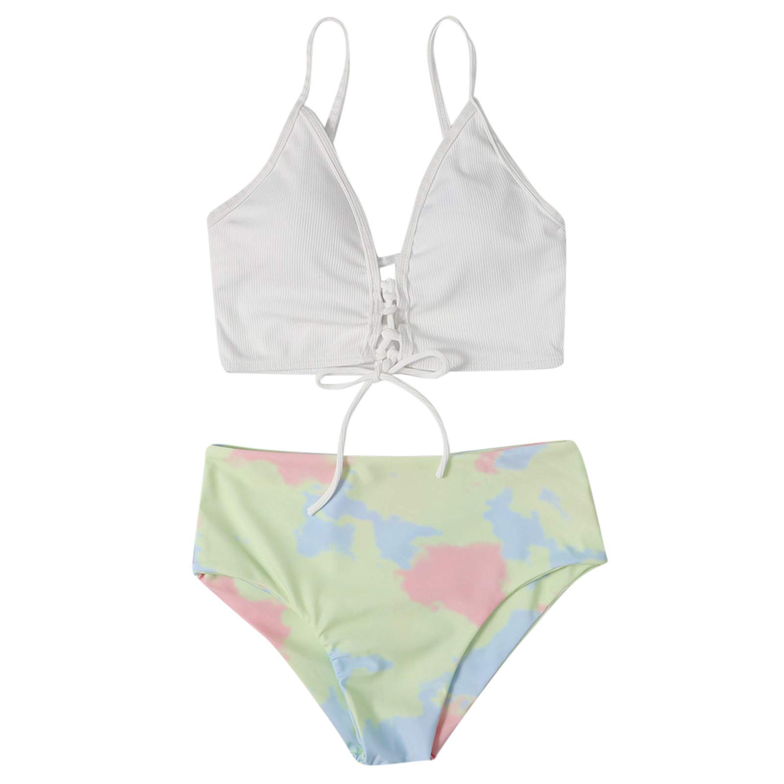 Women's Sexy Cheeky Bikini Set - Slimming Swimsuits for Beach & Pool | Holzkary High Waist Bathing Suits for Summer Vacation & Tropical Getaways