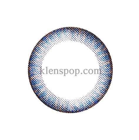 Monet Blue (2Pcs) 6 Months Color Contact Lenses - Natural Eye Color Change for Cosplay & Halloween Costumes