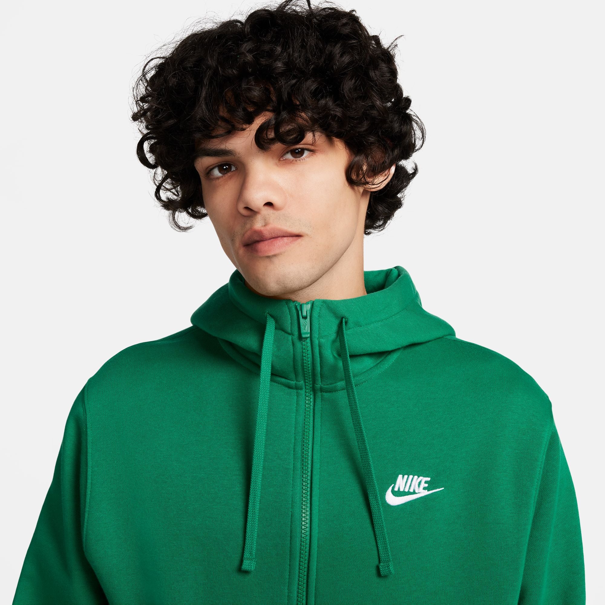 Men's Nike Full Zip Hoodie - Lightweight Fleece Jacket for Running, Gym & Casual Wear | Breathable & Comfortable Athletic Sweatshirt for Men