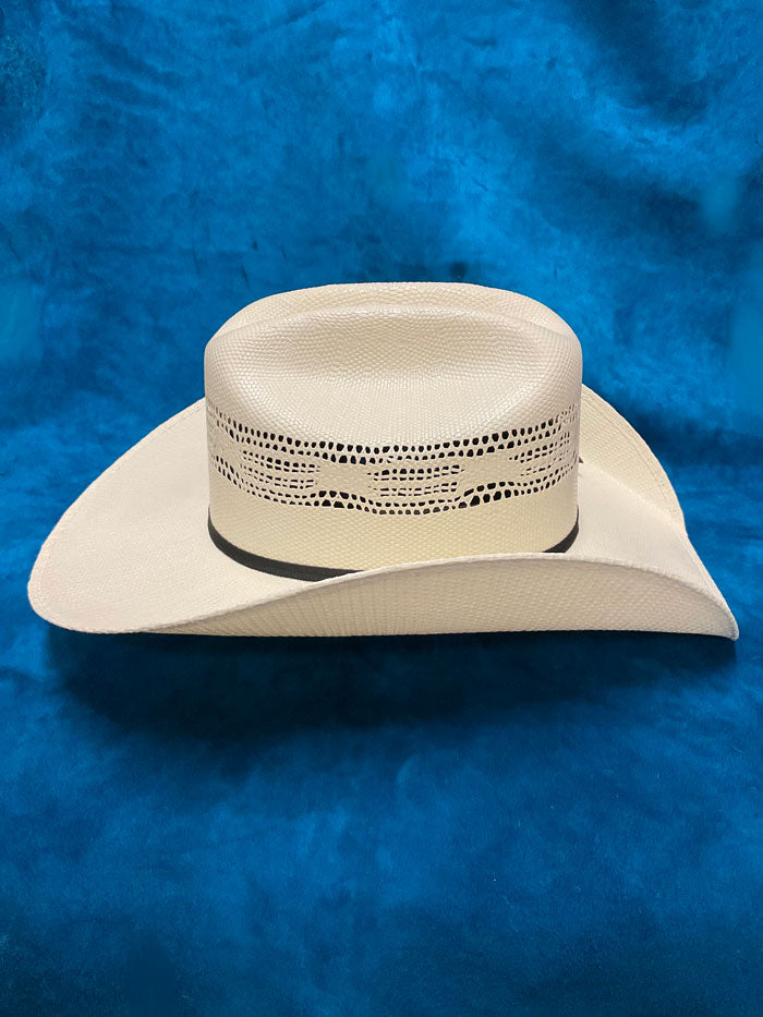 Justin JS0156BANG 10X BANGORA Straw Cowboy Hat Ivory - Western Style Cowboy Hat for Men & Women - Perfect for Rodeo, Country Music Festivals & Outdoor Adventures