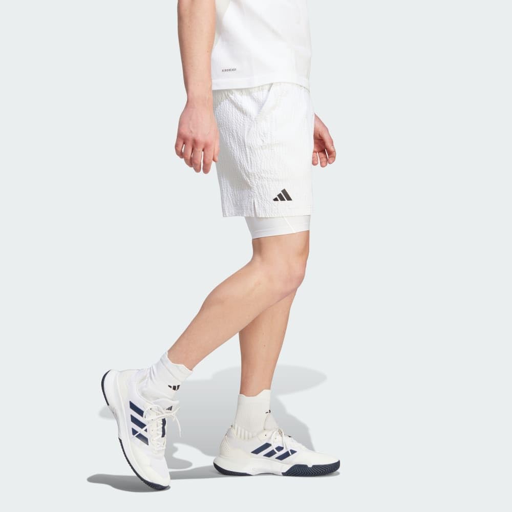 **Adidas Men's Tennis London 2-in-1 Shorts – Quick-Dry, Breathable & Comfortable for Sports & Casual Wear**    *(Use Case: Perfect for tennis, running, gym workouts, or everyday casual wear.)*
