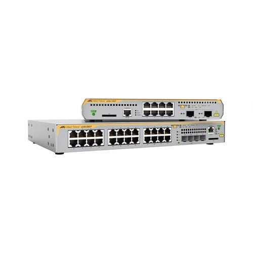 Allied Telesis x230 28GT 24-Port Layer 3 Managed Gigabit Ethernet Switch | 10/100/1000Base-T, 1000Base-X | 4 SFP Slots | Rack Mountable | Ideal for Business Networks, Data Centers & Office IT Infrastructure