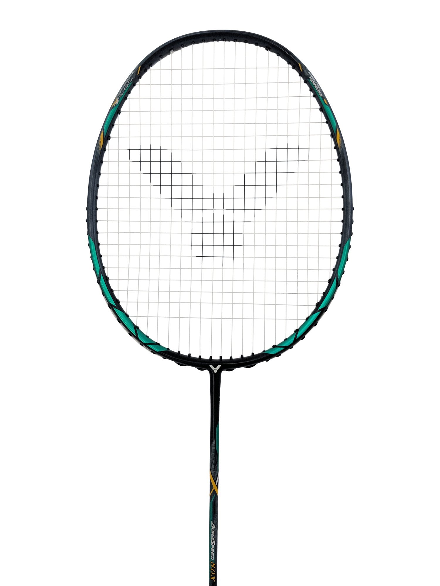Victor Auraspeed 80X Badminton Racket | Lightweight Carbon Fiber Shuttlecock Racquet for Professional & Recreational Players | Perfect for Tournaments, Training & Backyard Games