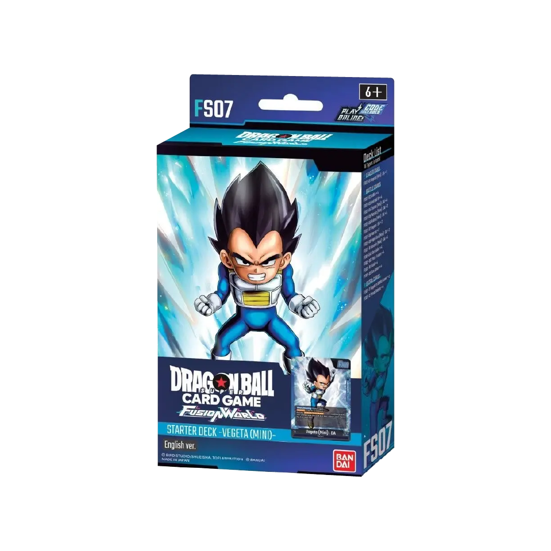 Dragon Ball Super Card Game Fusion World Starter Deck - Vegeta Mini | Collectible Trading Card Game for Anime Fans | Perfect for Battles, Tournaments & Gifts