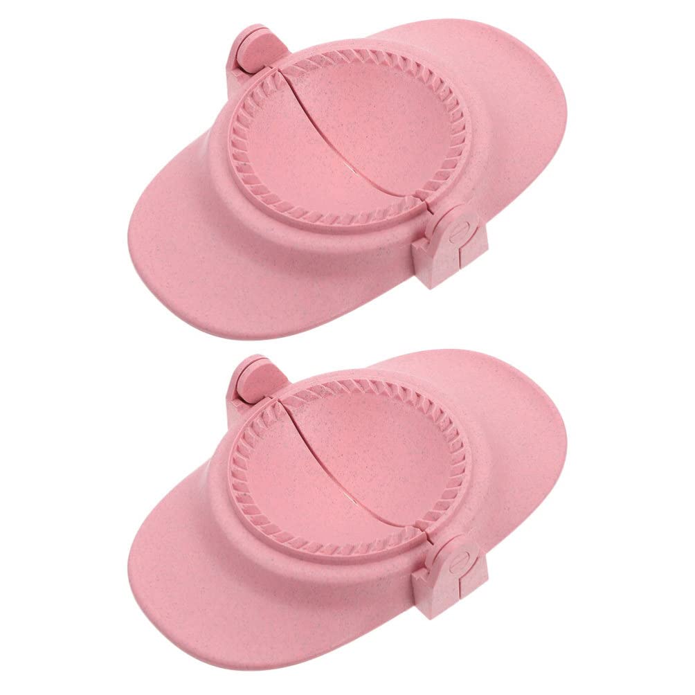2-Piece Tortilla Press & Dough Press - Manual Chapati, Roti, Taco, Corn Tortilla Maker - Pizza & Pastry Dough Press Tool for Kitchen Baking (Pink) - Perfect for Making Homemade Tacos, Dumplings & Flatbreads
