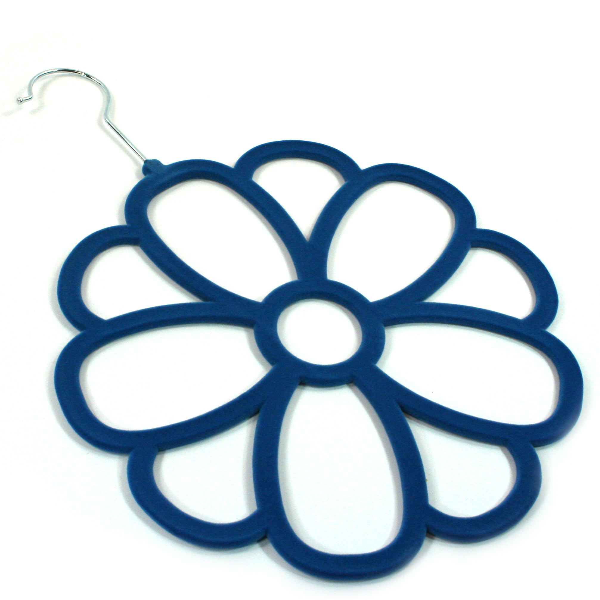 Floral Scarf Hanger - Elegant Wall-Mounted Organizer for Scarves, Shawls & Accessories - Perfect for Bedroom, Closet & Entryway Decor