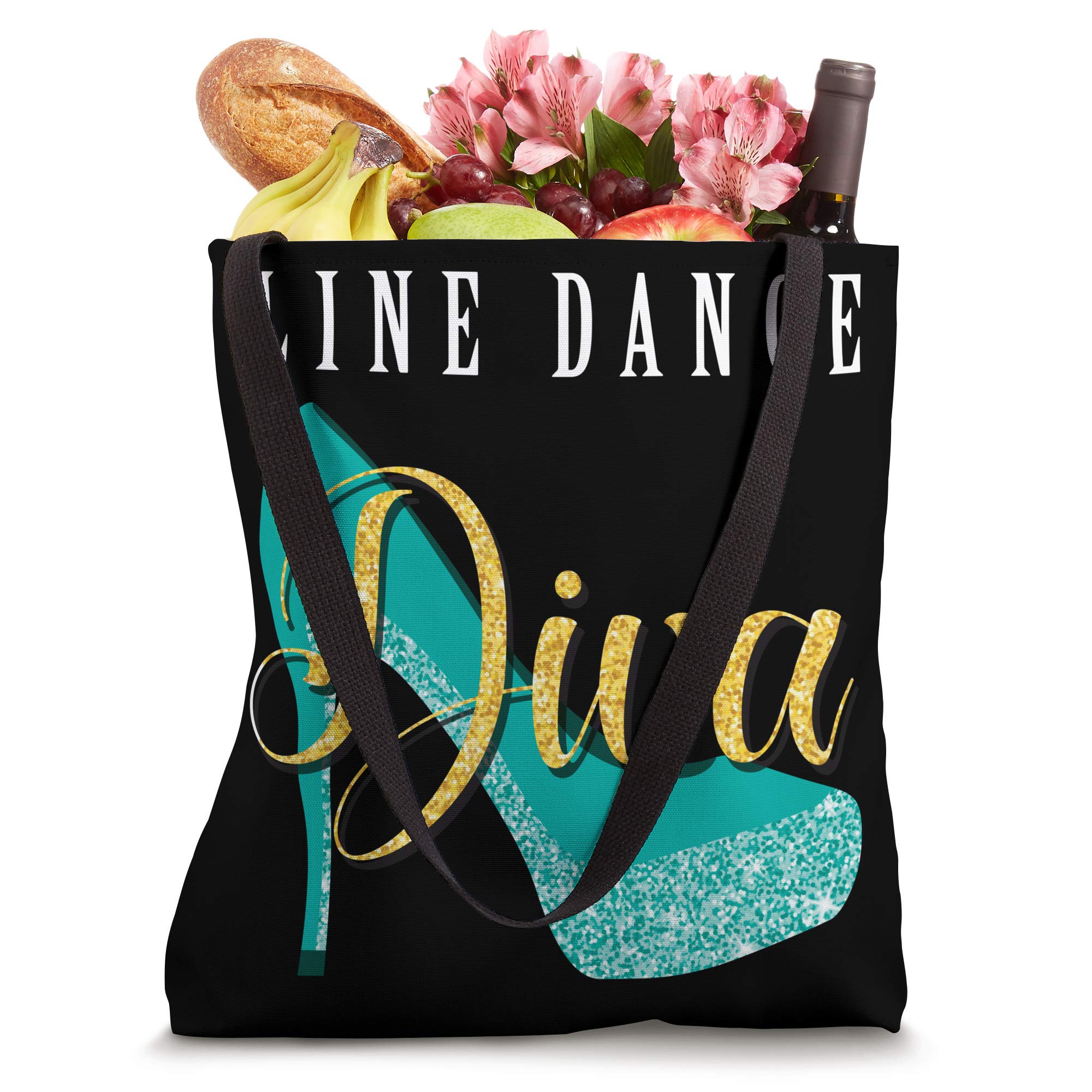 **Divine Line Dance High Heels for Women - Cowgirl Dancer Gift Tote Bag - Perfect for Country Dancing, Western Parties & Cowgirl Fashion**