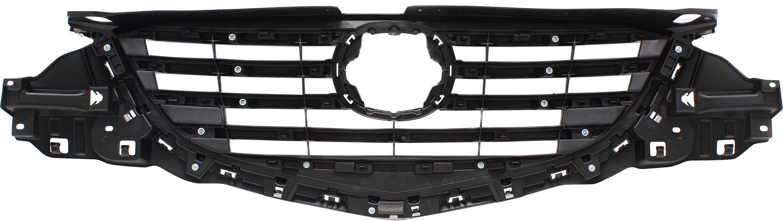 Garage-Pro Grille Assembly for 2016 Mazda CX-5 - Chrome Shell with Dark Gray Painted Insert | Front Bumper Replacement Part for Enhanced Vehicle Appearance & Style