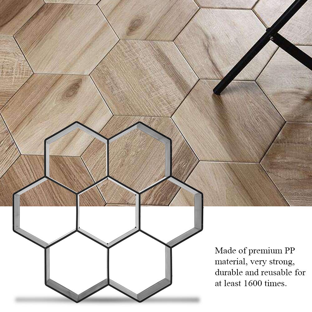 Reusable Concrete Stepping Stone Molds for DIY Walkway, Patio & Garden - Durable Cement Pavement Molds for Yard, Lawn & Pathway (Perfect for Outdoor Landscaping & Home Improvement Projects)