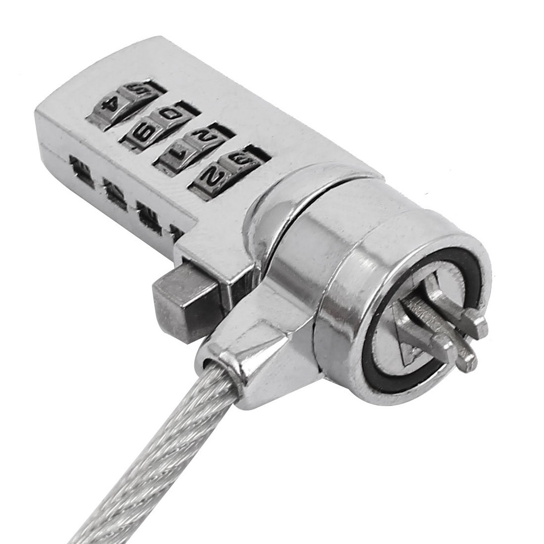 4-Digit Alloy Computer Combination Lock Cable - Secure Laptop Accessories for Office, Home & Travel
